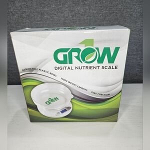 Grow1 Digital Food Herb Nutrient Scale. Weight Grams Ounces Kitchen Tool.